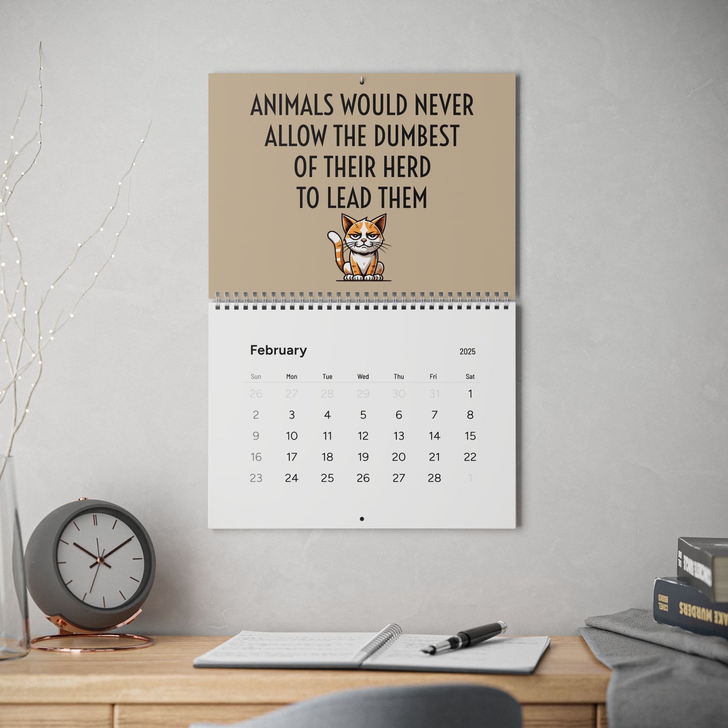 2025 ACTUALITEE WALL CALENDAR