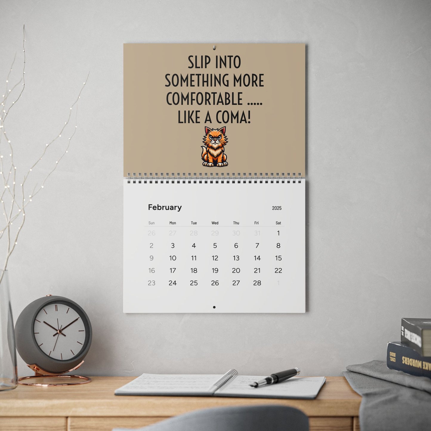 2025 INSULTEE WALL CALENDAR