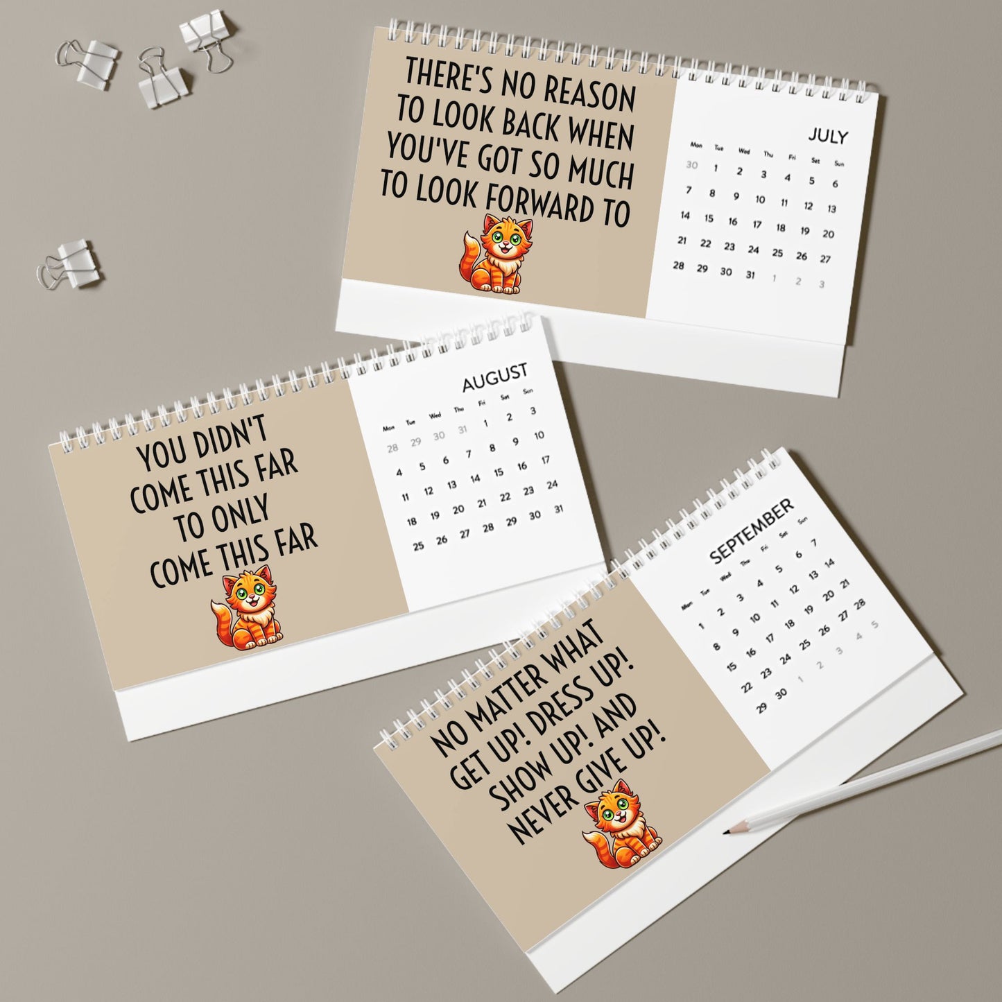 2025 POSITIVITEE DESK CALENDAR