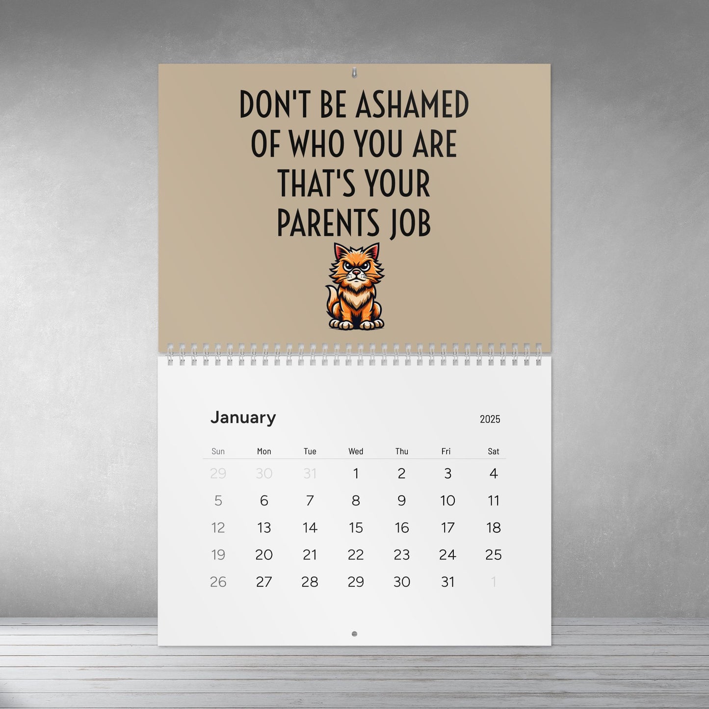 2025 INSULTEE WALL CALENDAR
