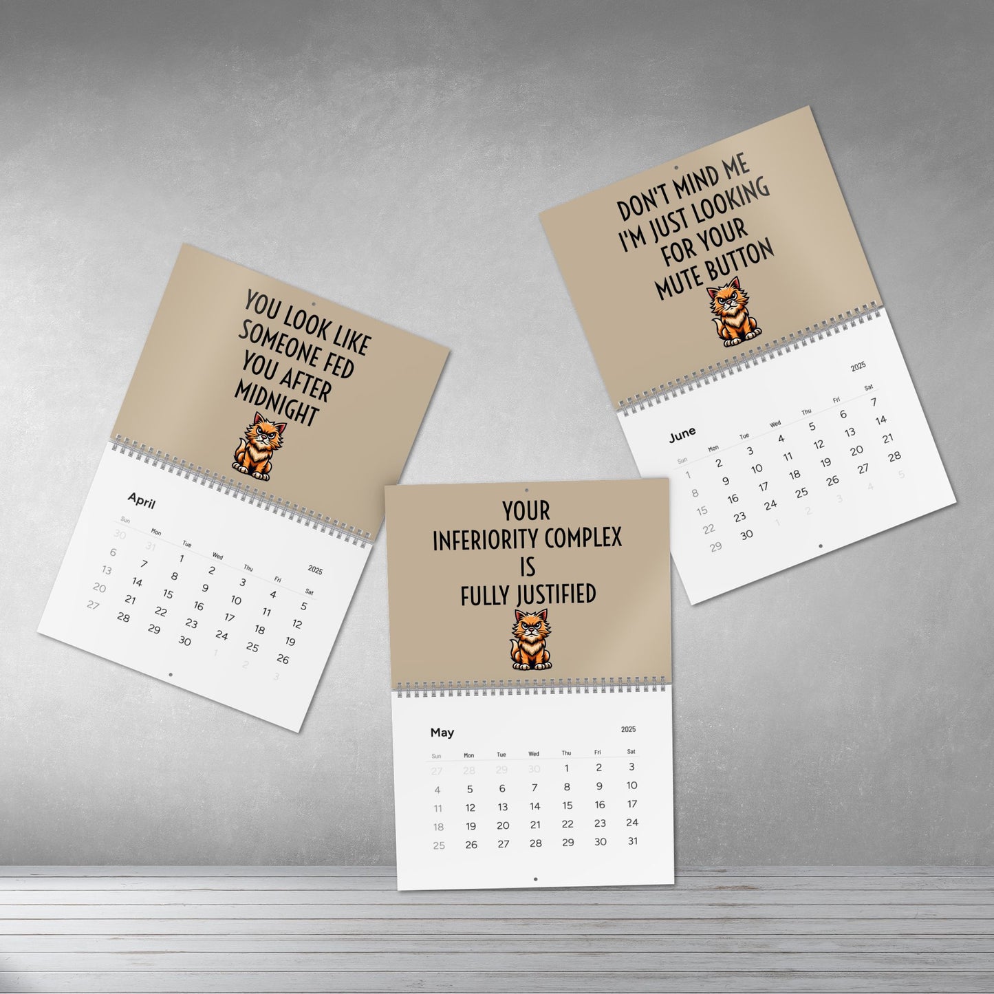 2025 INSULTEE WALL CALENDAR