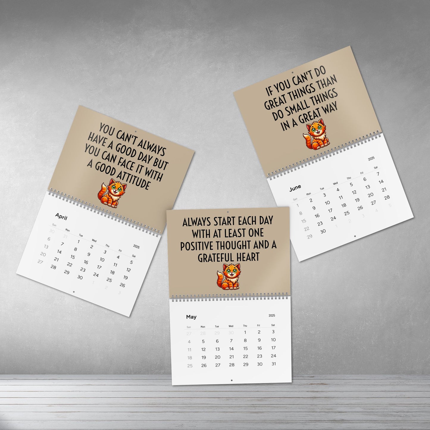 2025 POSITIVITEE WALL CALENDAR