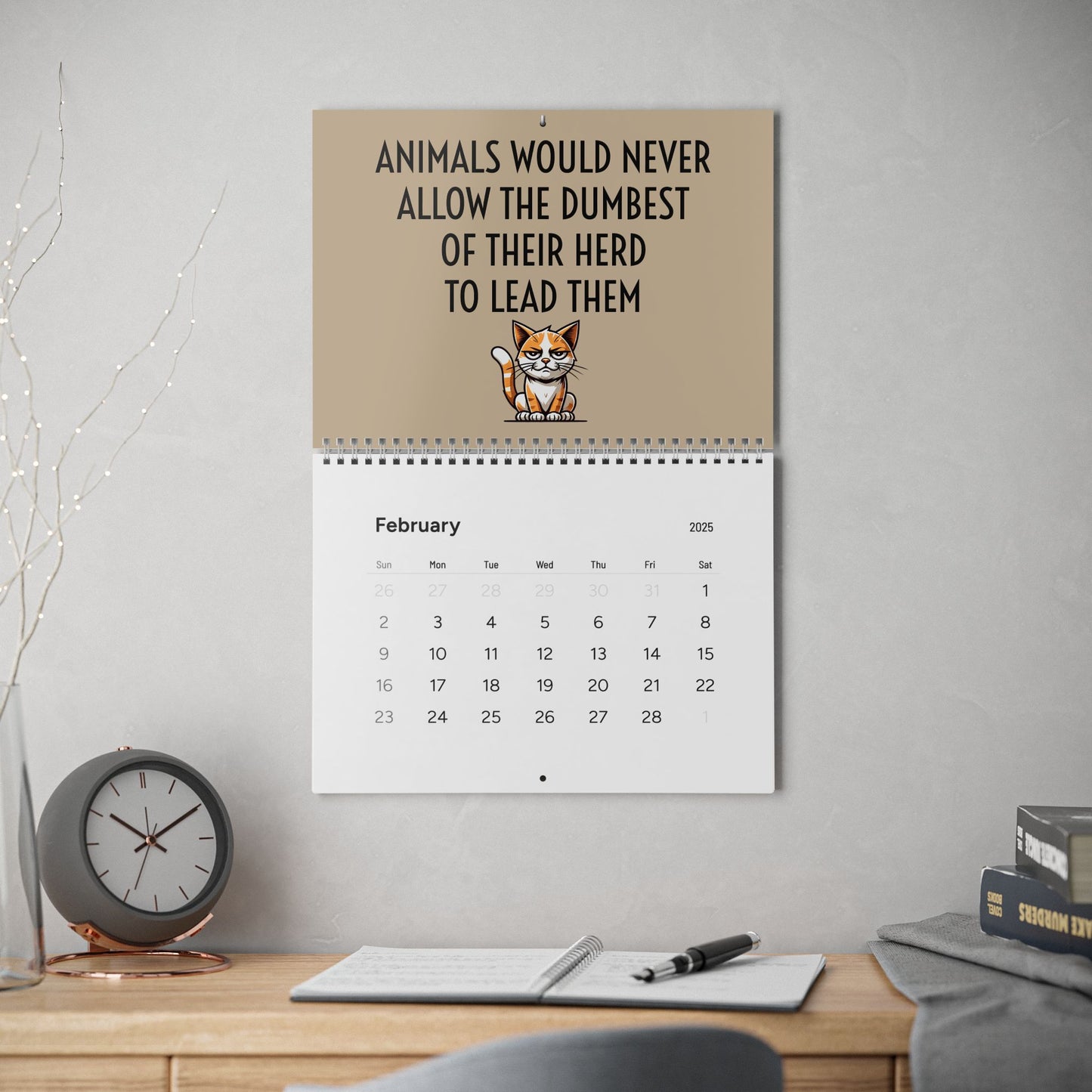 2025 ACTUALITEE WALL CALENDAR