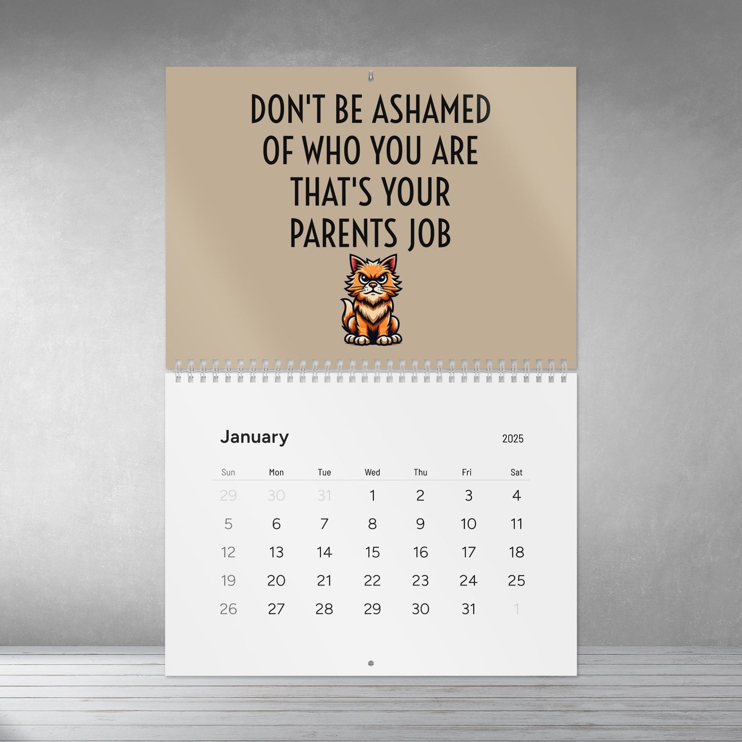 2025 INSULTEE WALL CALENDAR