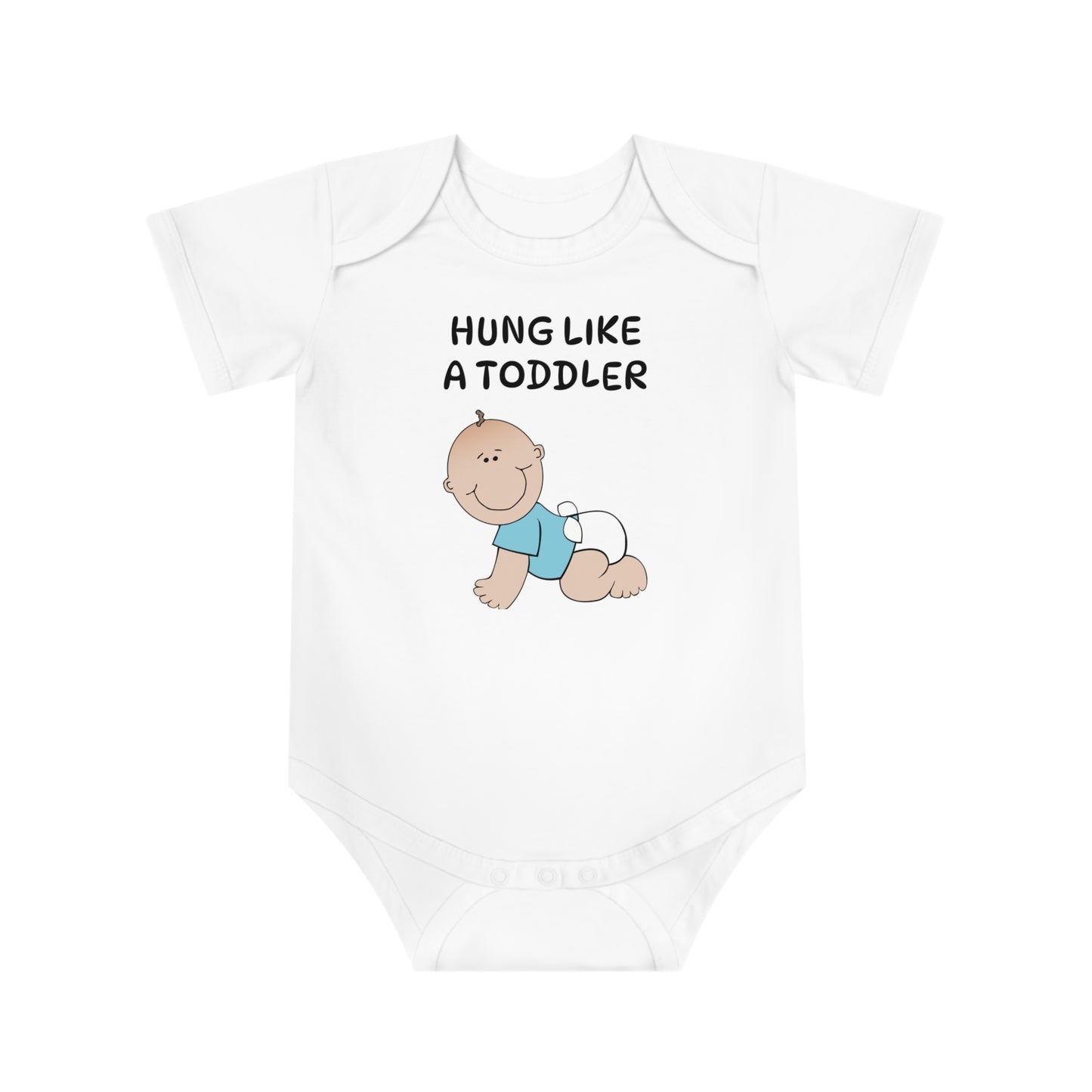 HUNG BABY ONESIE