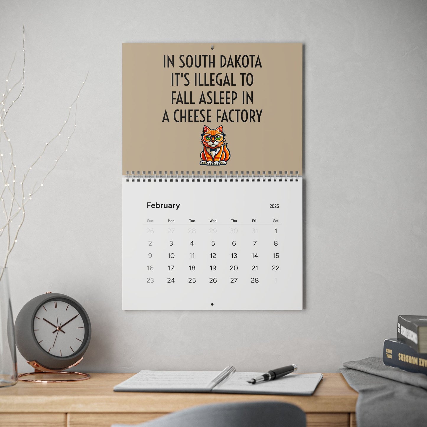 2025 SMARTEE WALL CALENDAR