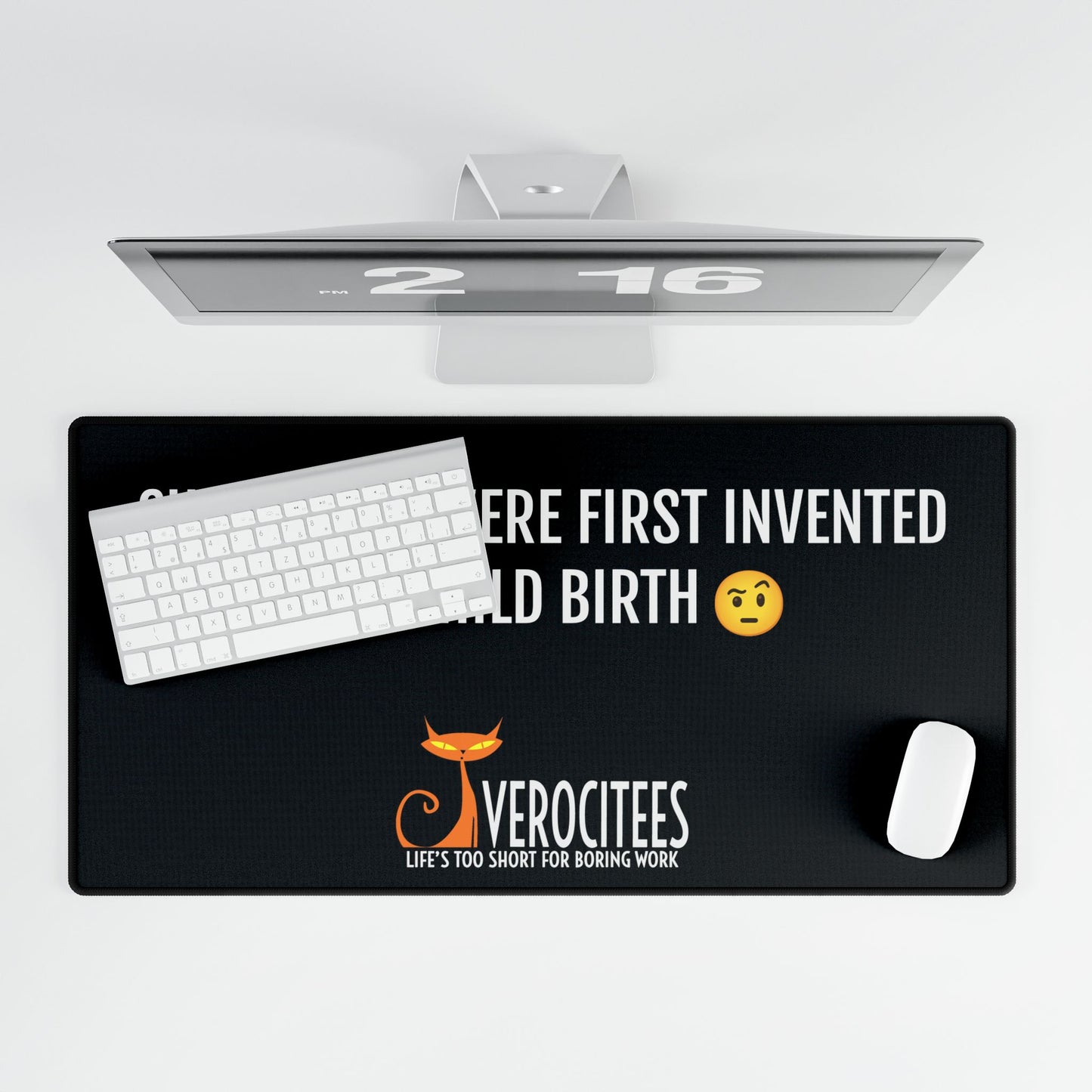 BIRTHING CHAINSAWS SMARTEES DESK MAT