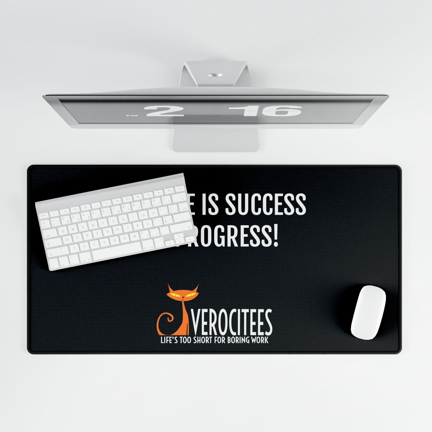 FAILING SUCCESSFULLY POSITIVITEES DESK MAT