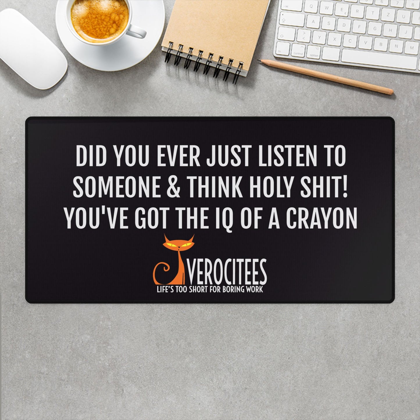 CRAYONS IQ INSULTEES DESK MAT