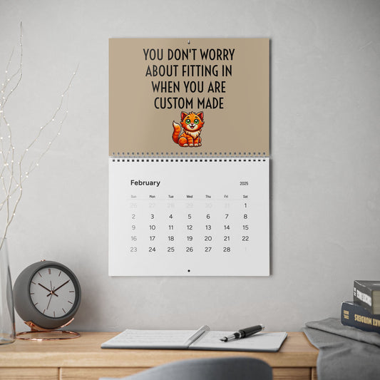 2025 POSITIVITEE WALL CALENDAR