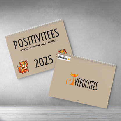 2025 POSITIVITEE WALL CALENDAR
