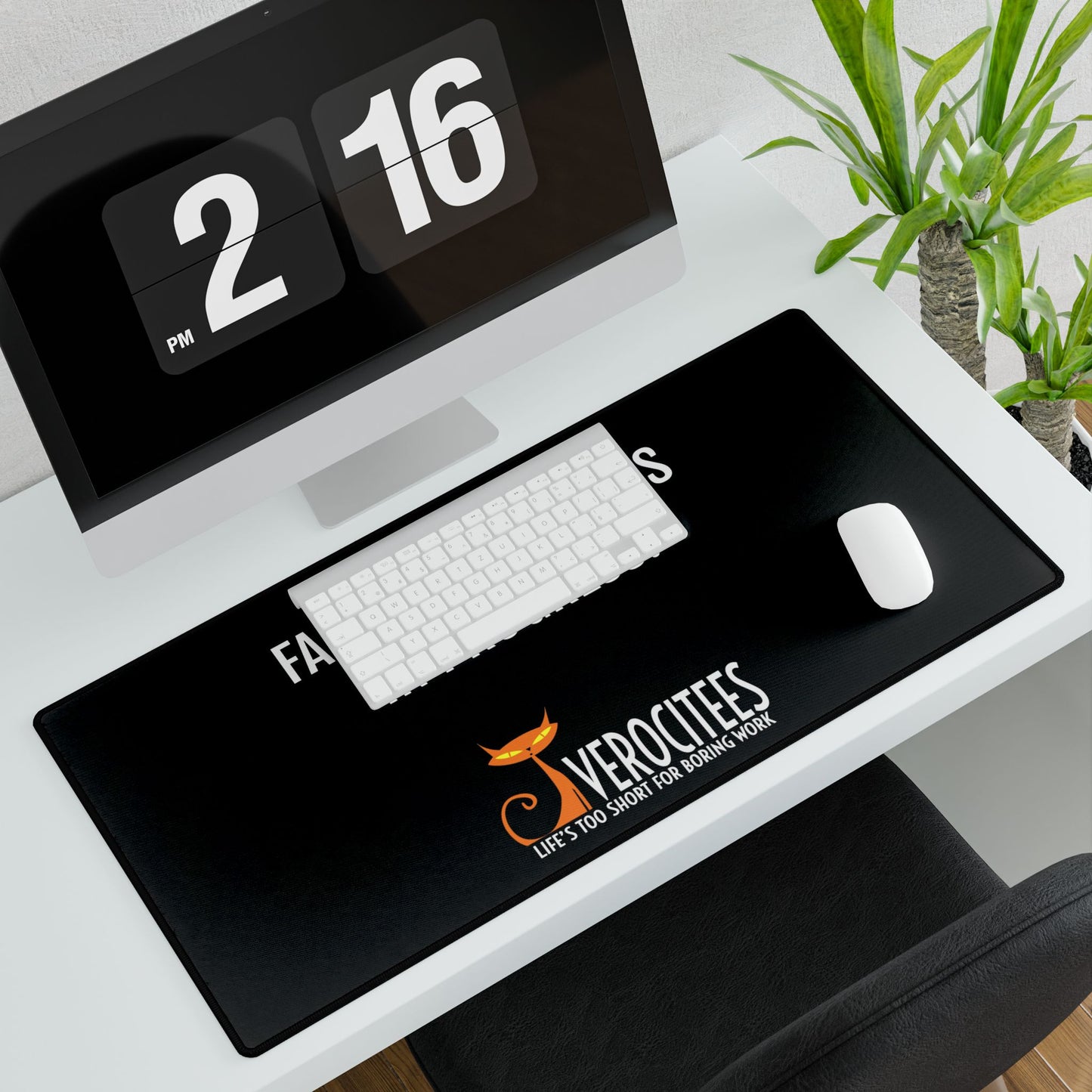 FAILING SUCCESSFULLY POSITIVITEES DESK MAT