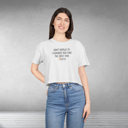 FIRST IGNORED CROP INSULTEE