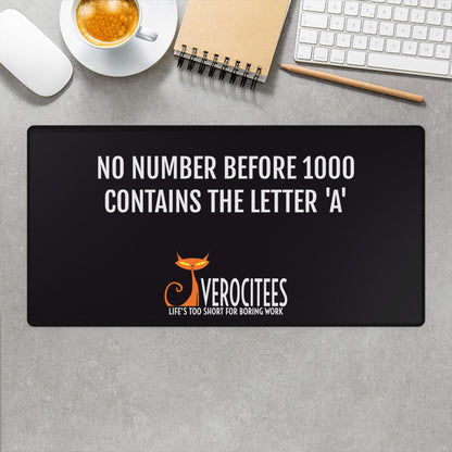 NUMBER CRUNCHER SMARTEES DESK MAT