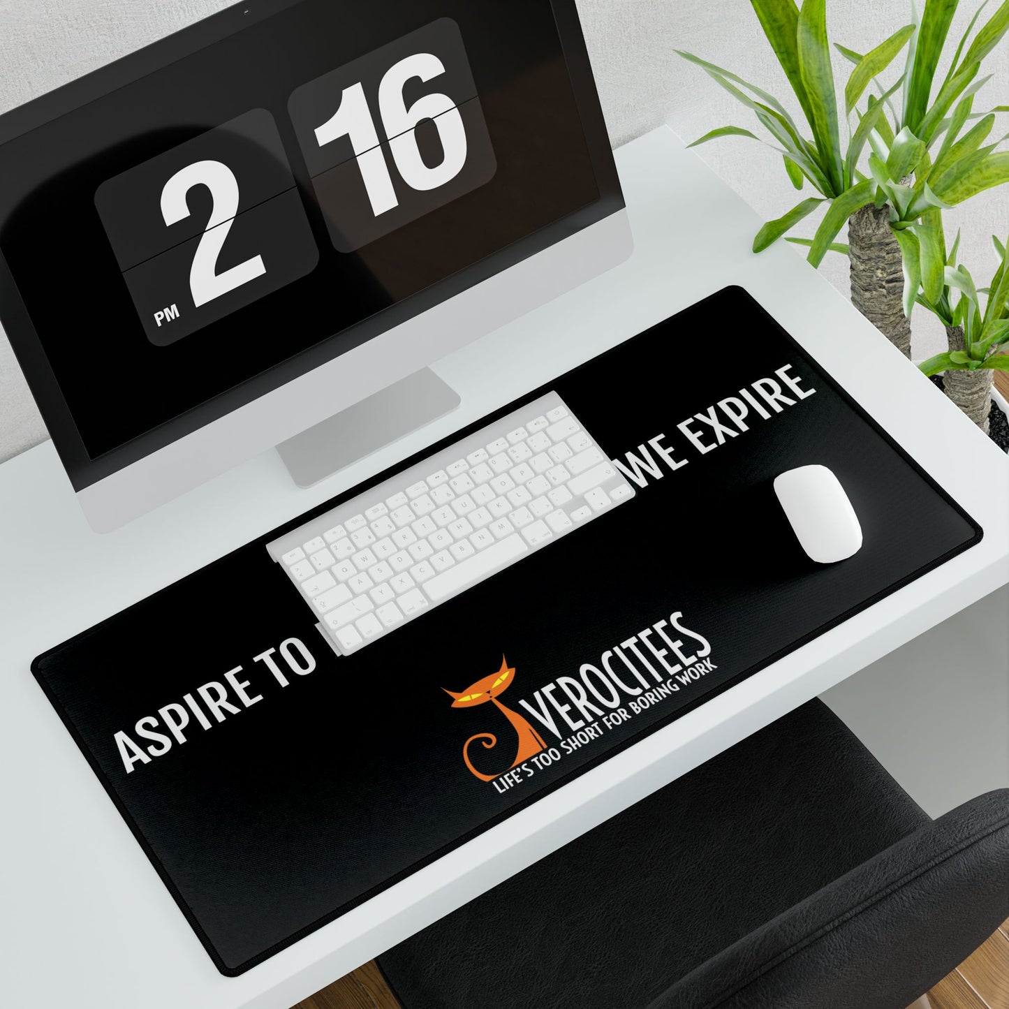 BEST BEFORE DATE POSITIVITEES DESK MAT
