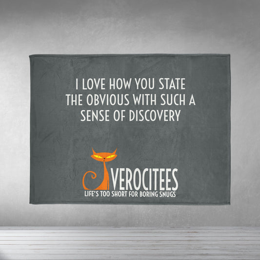 OBVIOUS STATE INSULTEE MINKY BLANKET