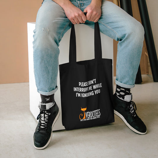 RUDE INTERRUPTION INSULTEE TOTE BAG