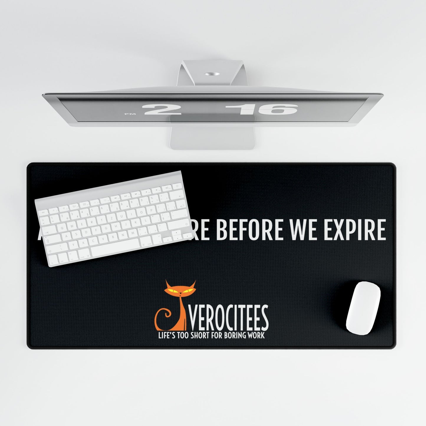 BEST BEFORE DATE POSITIVITEES DESK MAT