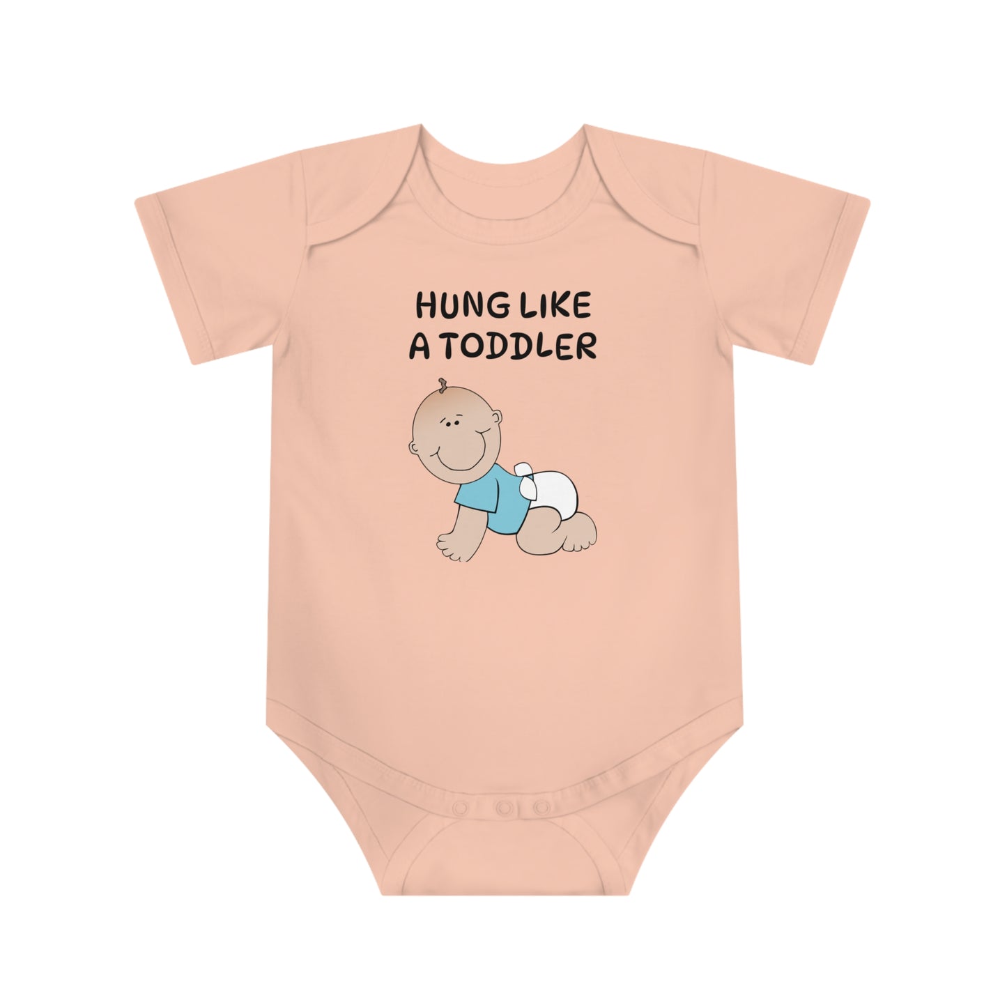 HUNG BABY ONESIE