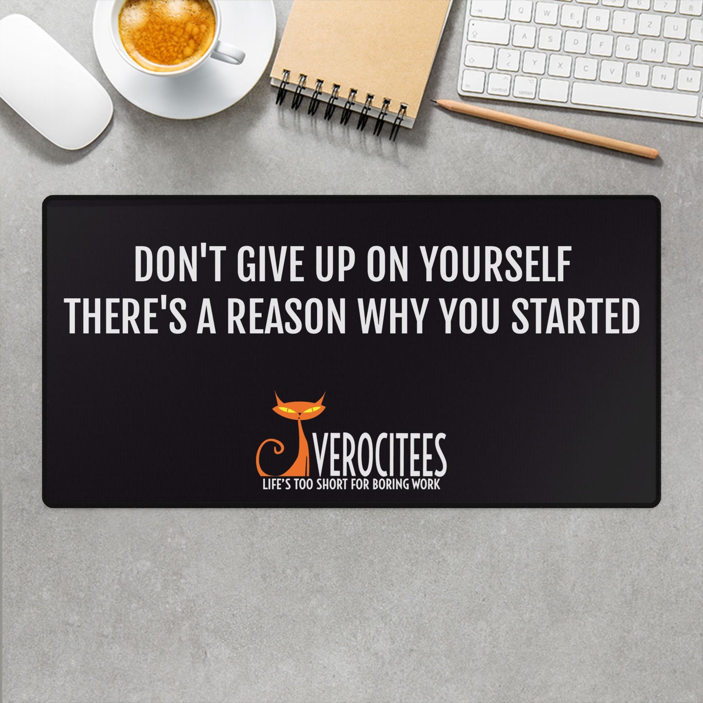 REASONABLE START POSITIVITEES DESK MAT